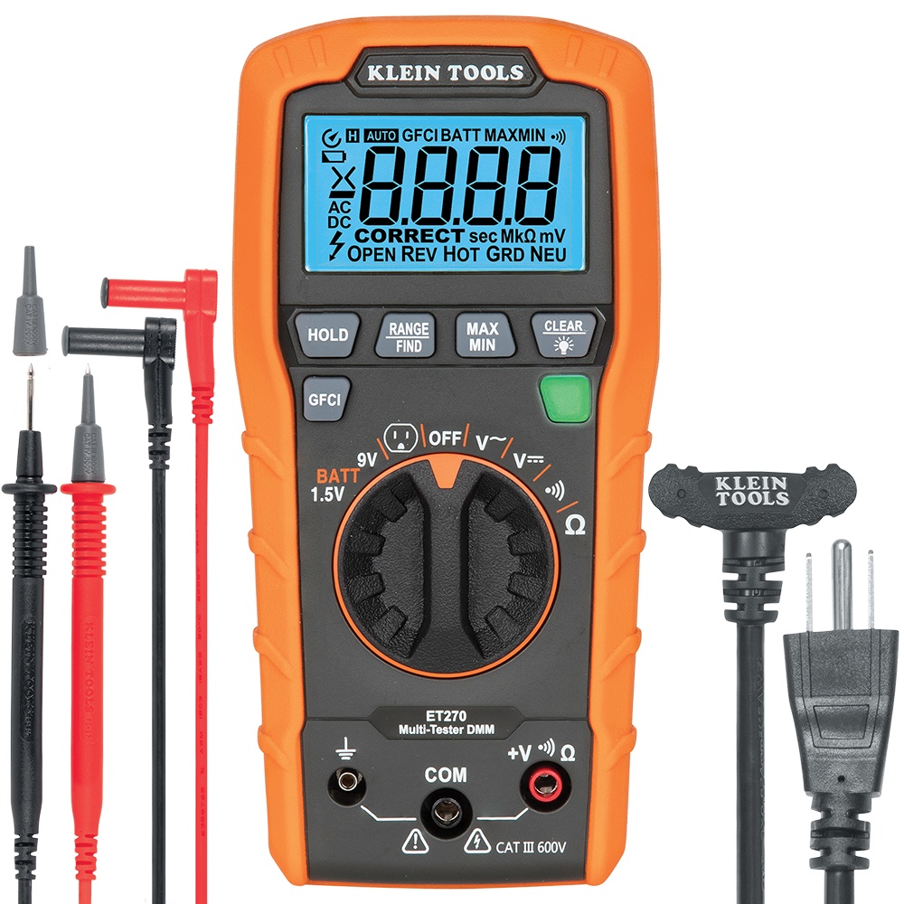 Klein® ET270 Digital Multimeters