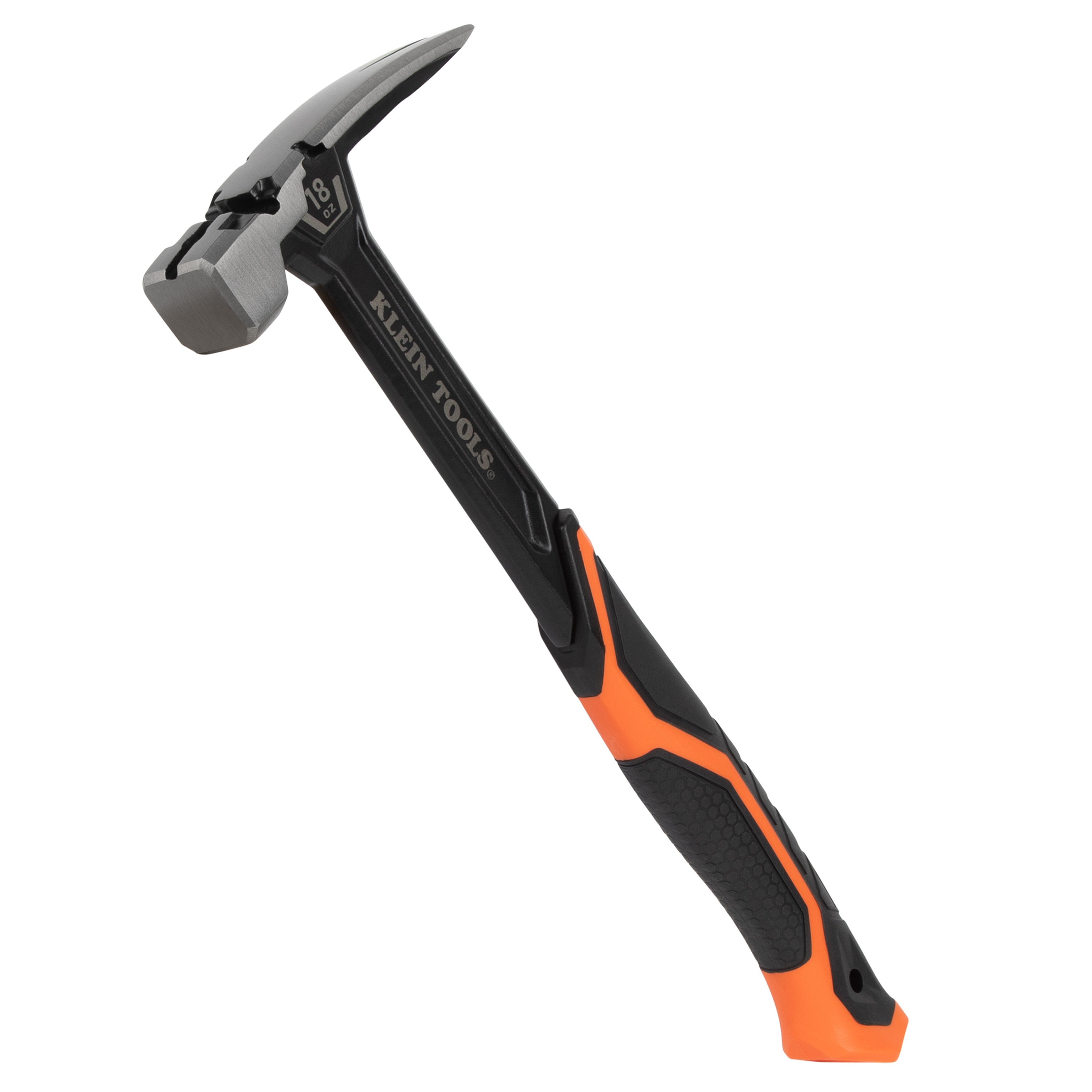 Klein® H80918S Claw Hammer, 15 in OAL, Smooth Face, Steel Handle