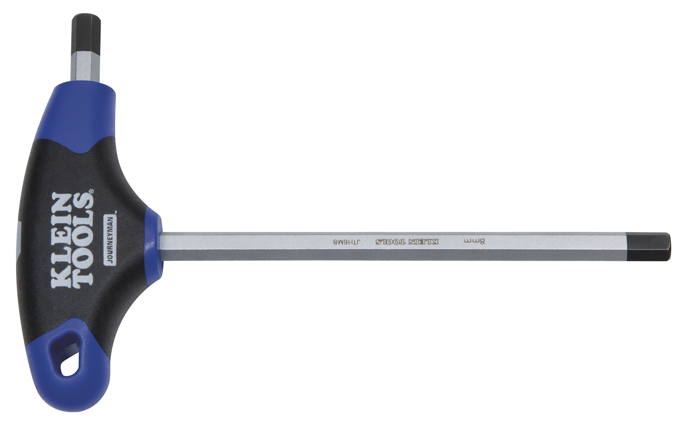 Klein® Journeyman™ JTH6M4 Hex Key, 4 mm Hex, T-Handle Grip Handle, Steel