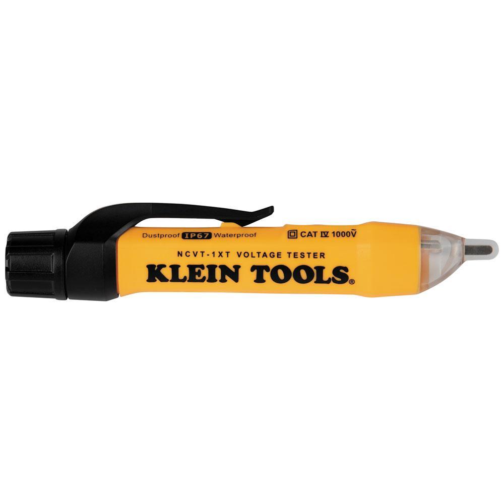 Klein® NCVT1XT Non-Contact Voltage Tester Pen, Batteries, 70 to 100 % Accuracy, 70 to 1000 V AC Max Measurable