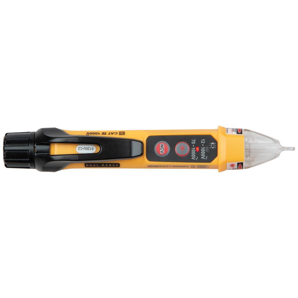Klein® NCVT-5A Dual Range Non-Contact Voltage Tester With Laser Pointer, 70 to 1000 V AC/12 to 1000 V AC Max Measurable
