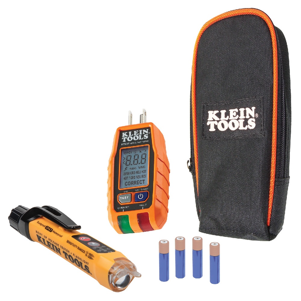 Klein® RT250KIT Premium Electrical Test Kit, ABS/Polycarbonate