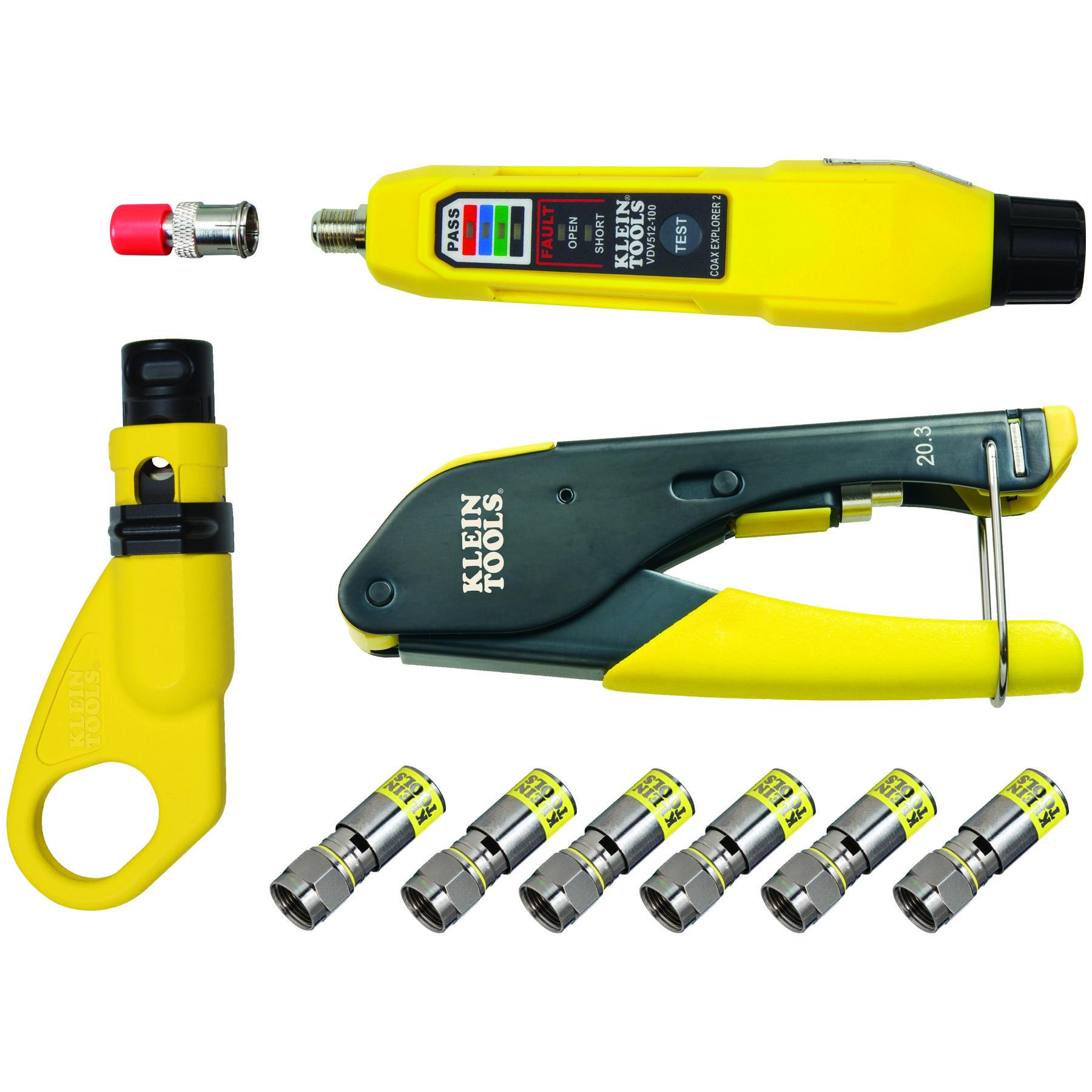 Klein® VDV002-818 Coaxial Installation and Test Kit