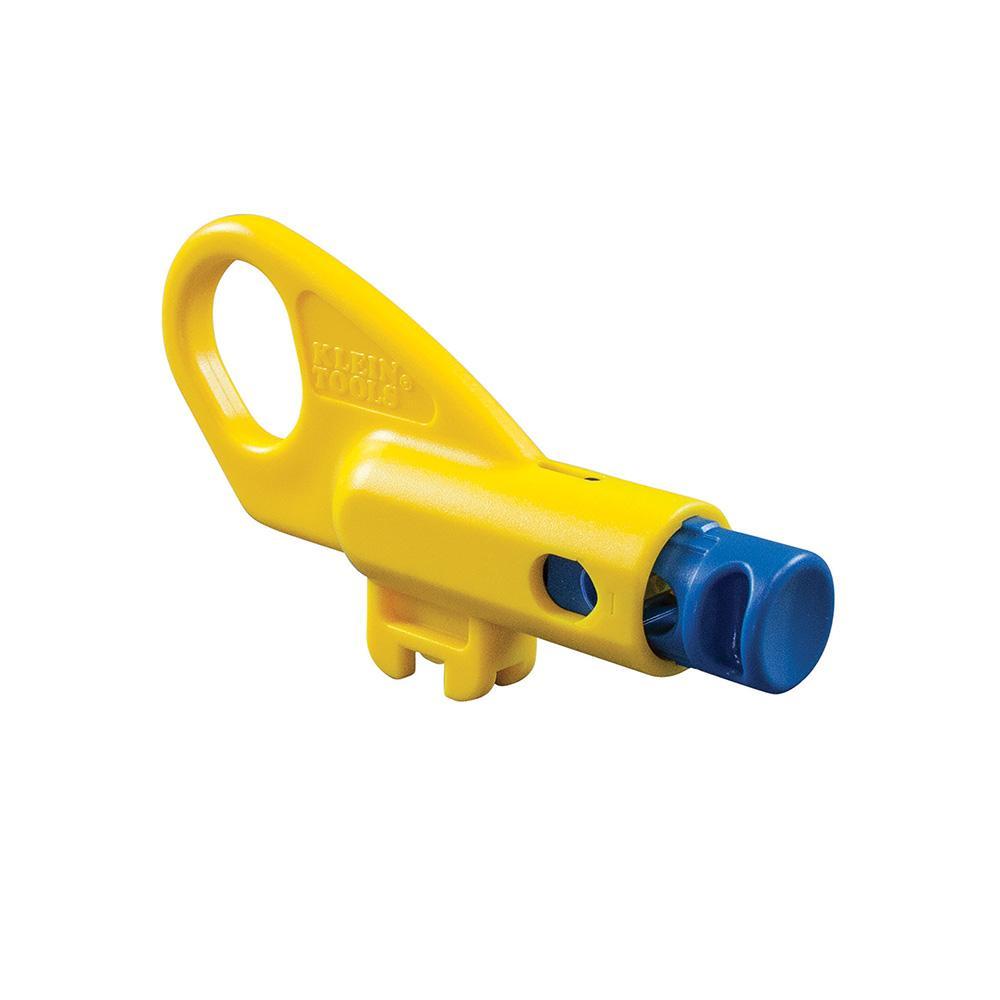 Klein® VDV110-261 Radial Stripper, Cat3, Cat5/5e, Cat6/6A Shielded, Unshielded Twisted Pair Cable, 4-3/4 in OAL, 2 in Shearing, Steel Body