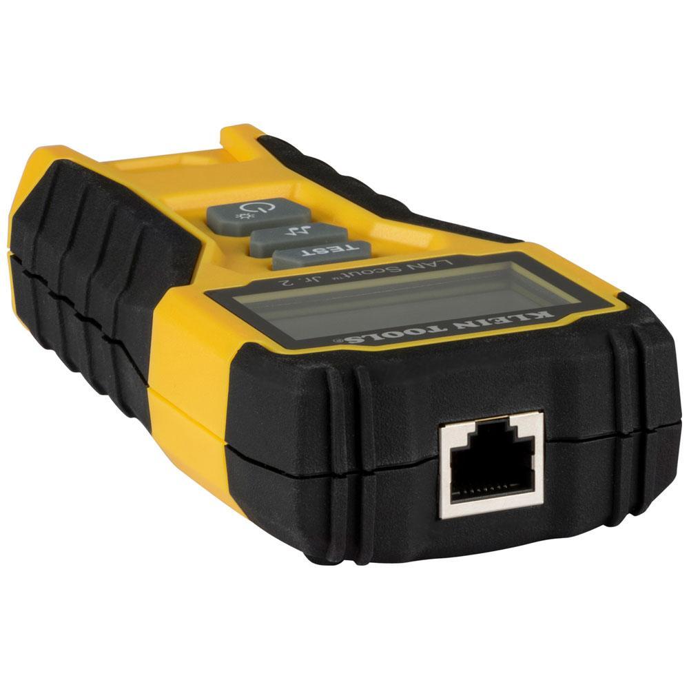 Klein® LAN Scout™ Jr. 2 VDV526-200 Data/LAN/Voice Cable Tester, Backlit LCD Display