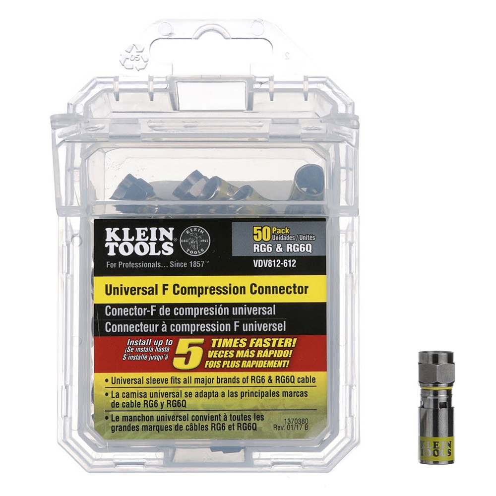 Klein® VDV812-612 Coaxial Connectors