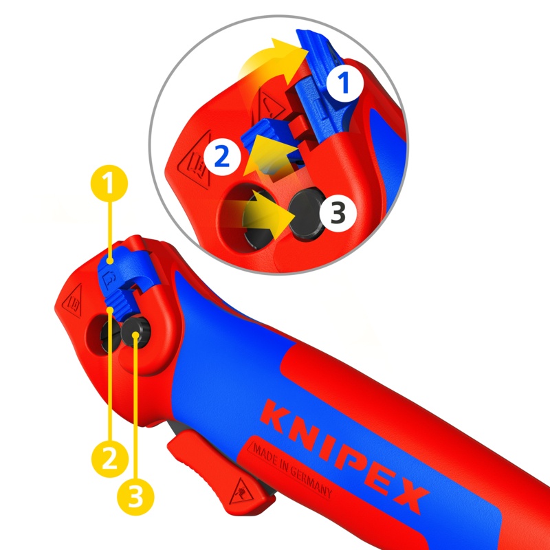 Knipex® 16 50 145 SBA Utility Knives