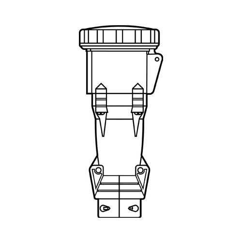 Pass & Seymour® PS332C4W Pin & Sleeve Connectors