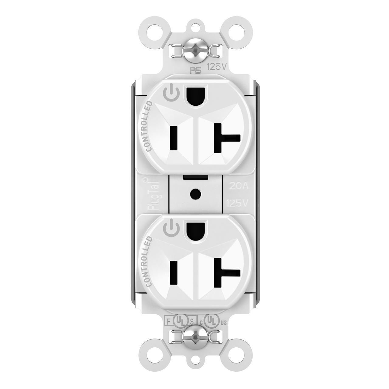 Pass & Seymour® PT5362CDW Straight Blade Receptacles