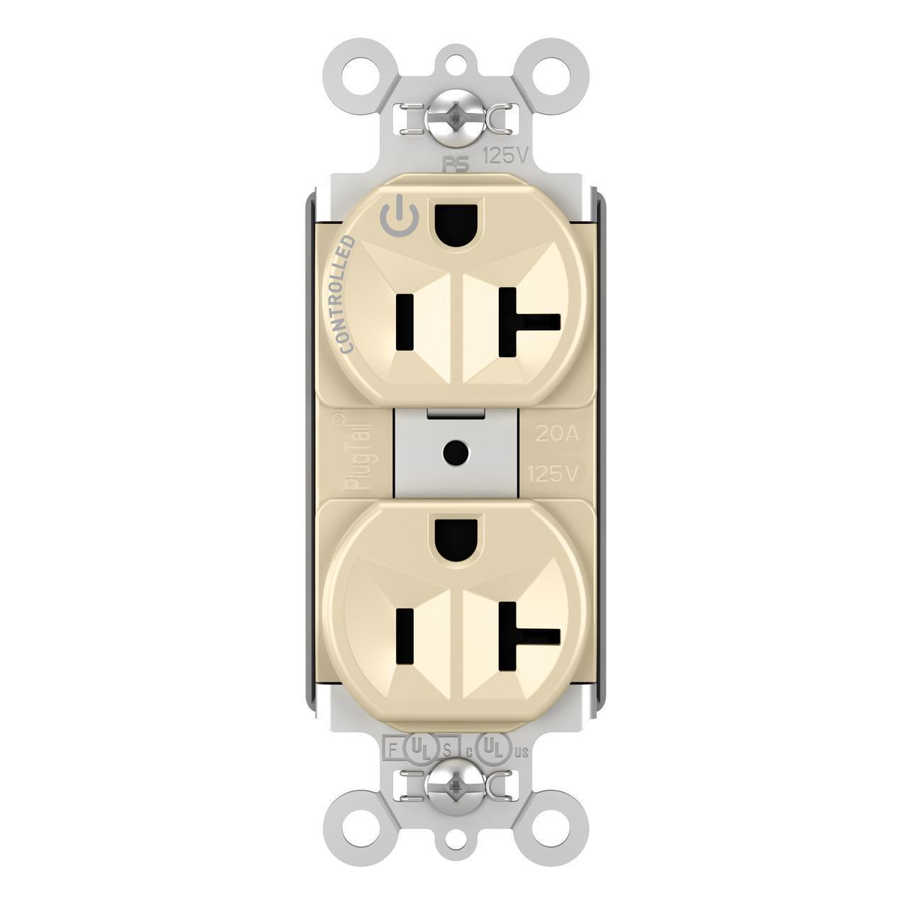 Pass & Seymour® PT5362SCCHI Straight Blade Receptacles