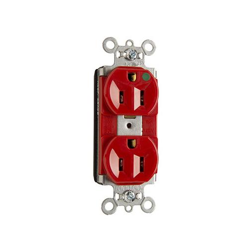 Pass & Seymour® PT8200HRED Straight Blade Receptacles