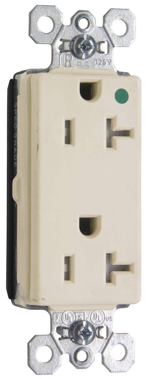 Pass & Seymour® PTTR26362HGLA Straight Blade Receptacles