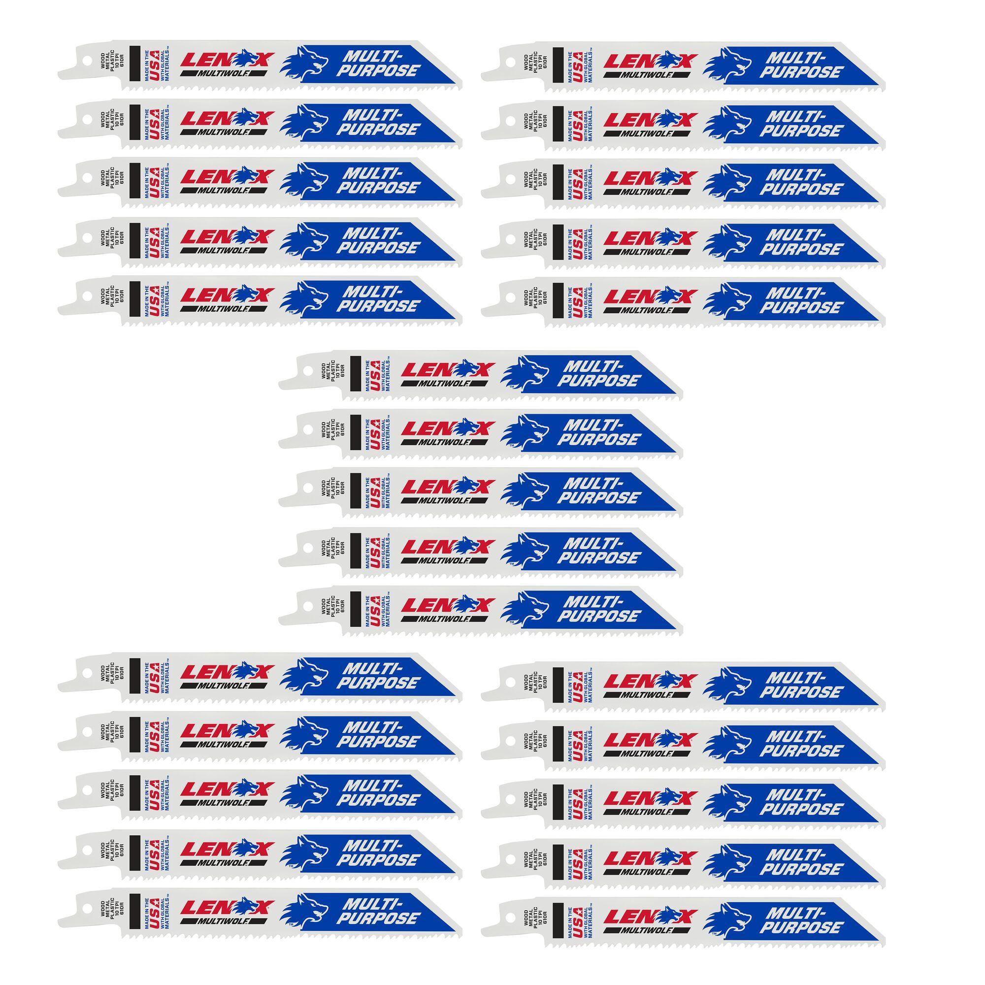Lenox® 20493B610R Reciprocating Saw Blades