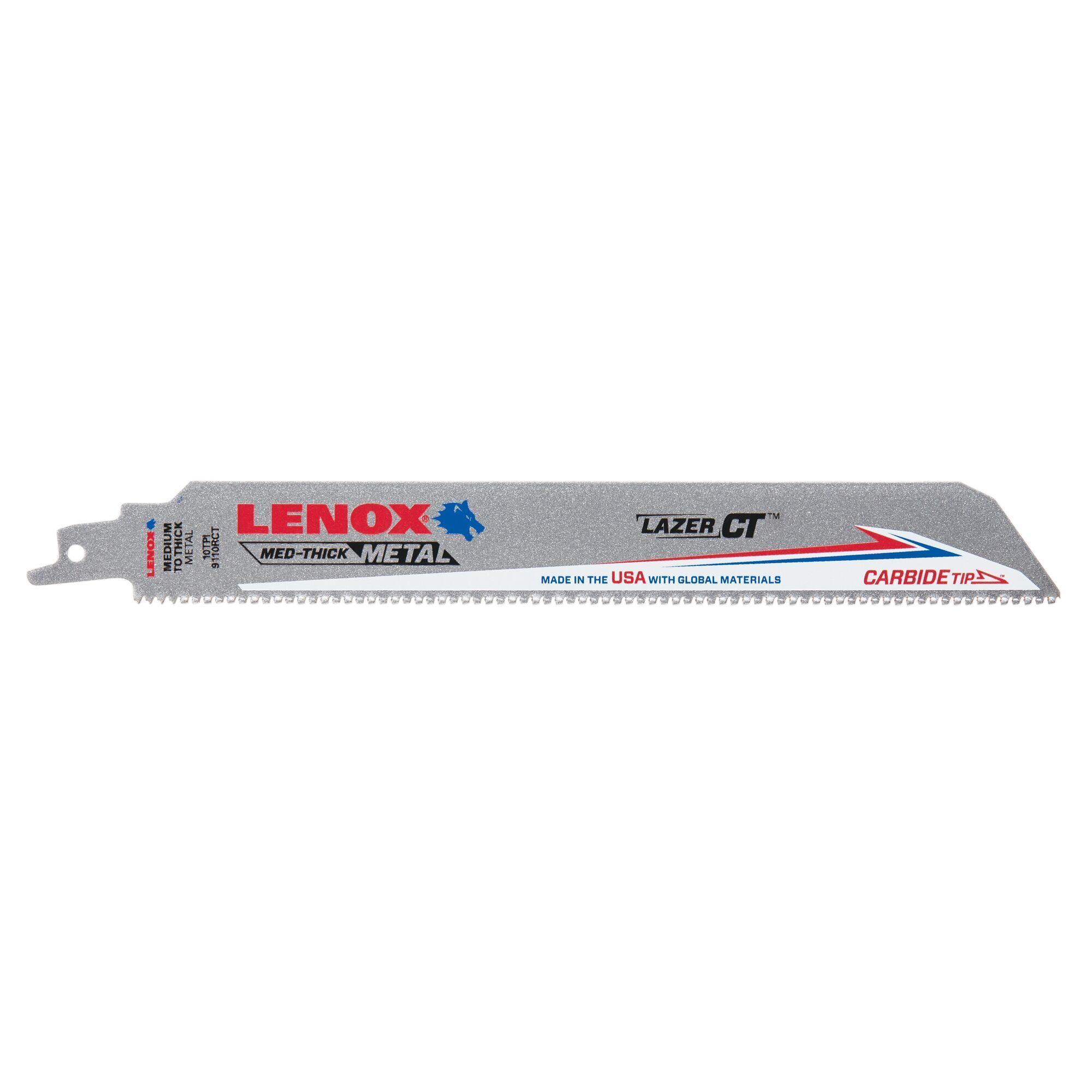 Lenox® LXAR9110CT-1 Reciprocating Saw Blades