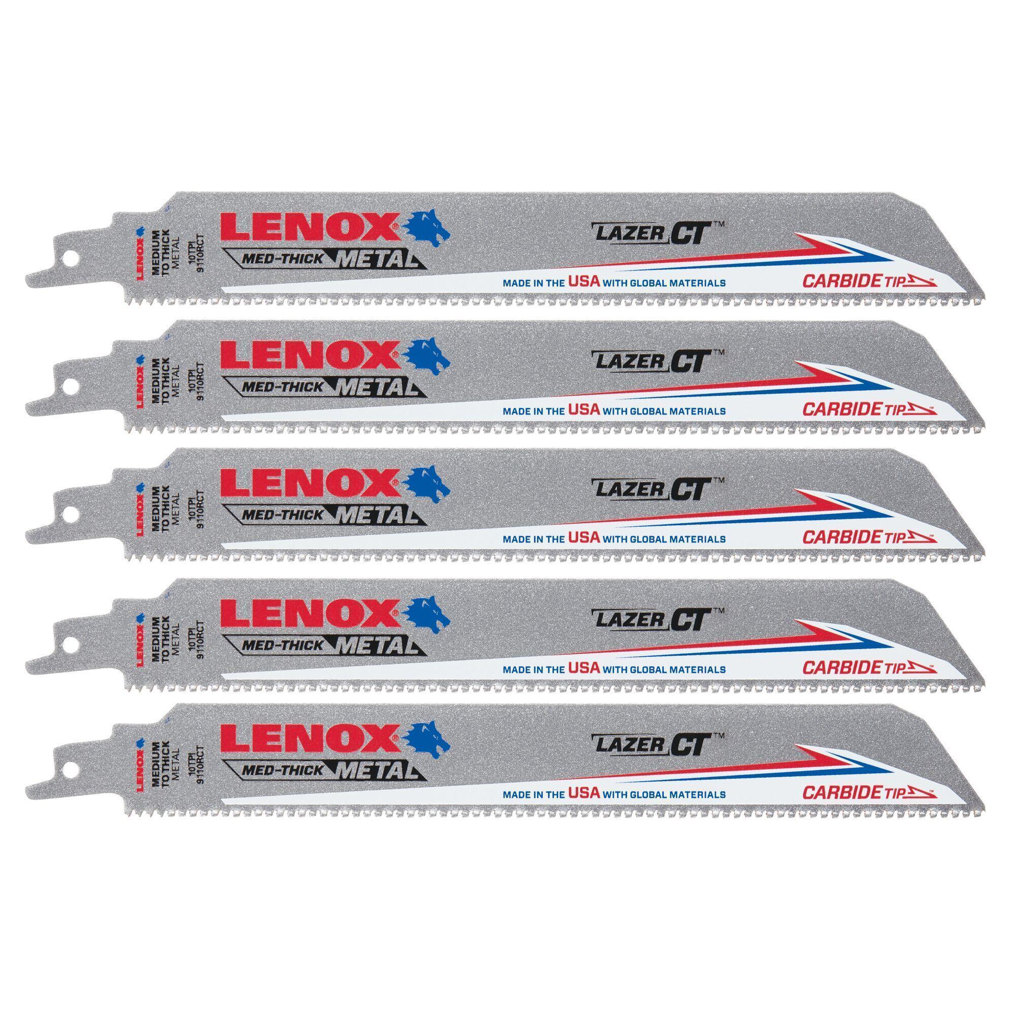 Lenox® LXAR9110CT Reciprocating Saw Blades