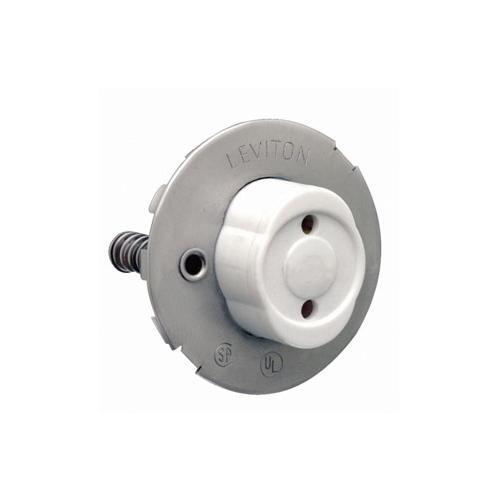 Leviton® 13518 Plunger End Standard Lampholder, 660 W Lamp, 600 V AC, G13 Lamp