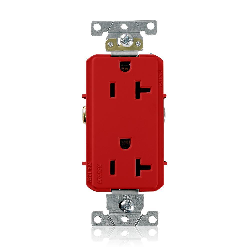 Leviton® 16352-R Straight Blade Receptacles