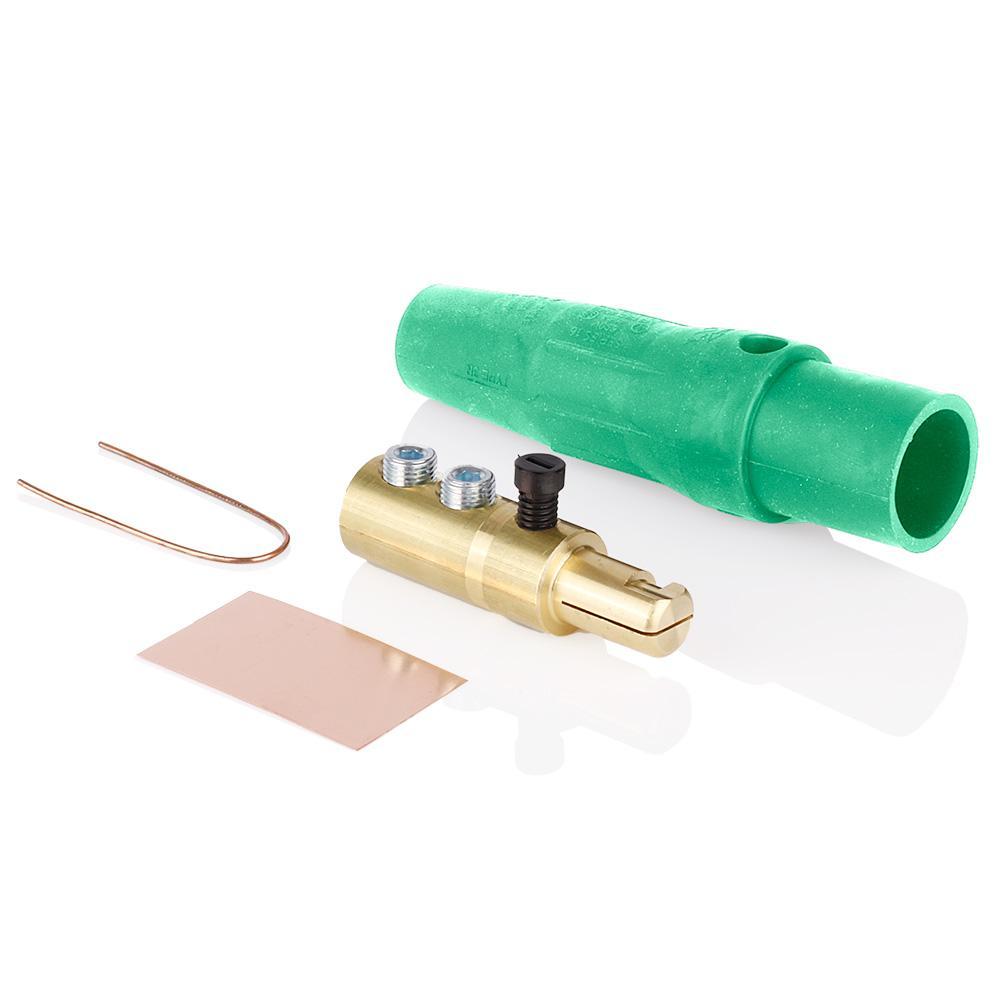 Leviton® 16D24-4UG 16 Series 1-Pole Cam Type Screw Termination, 600 V AC/DC, 400 A, 2/0 to 4/0 AWG Wire, Double Set Screw Connection, Type 3R NEMA Rating
