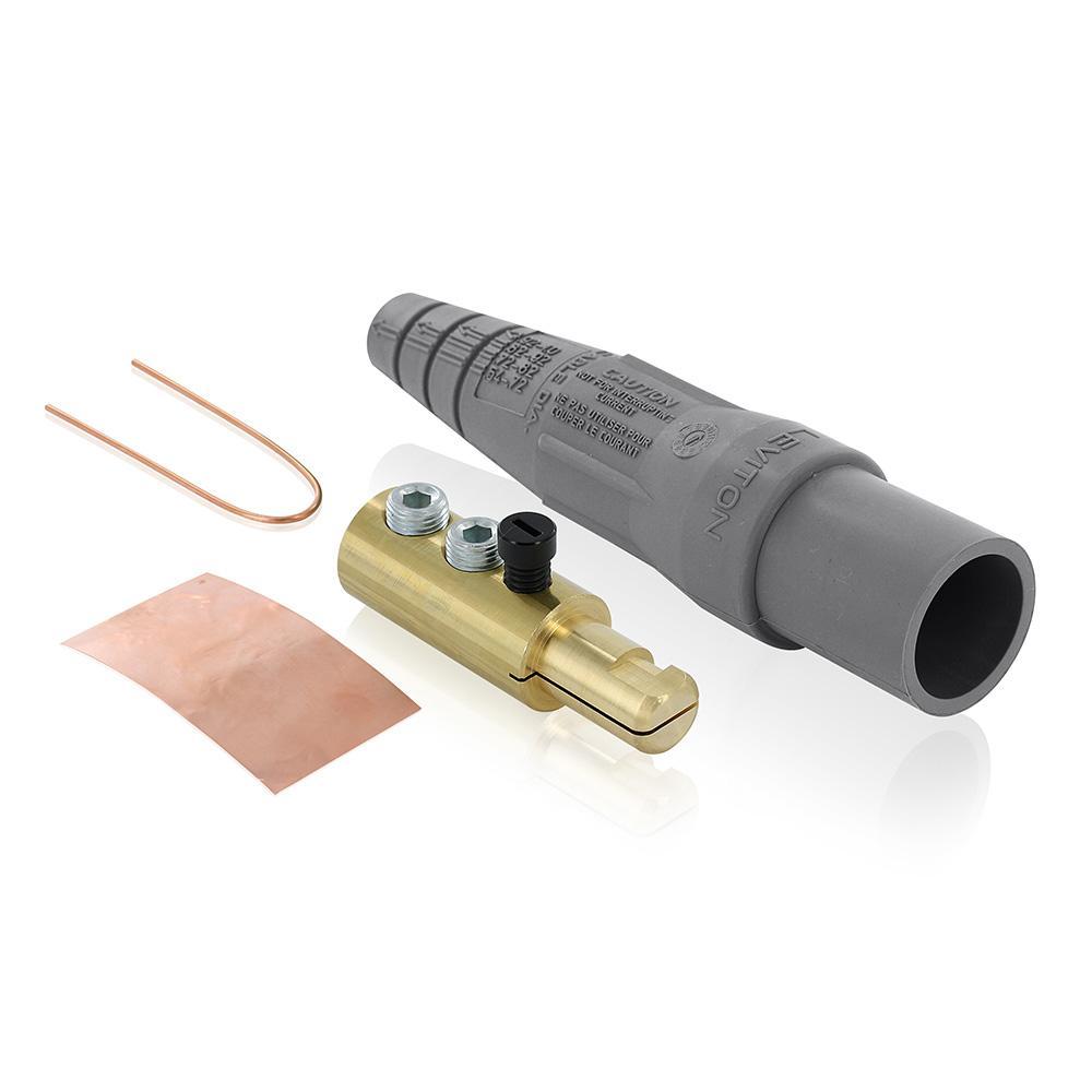 Leviton® 16D24-UGY Single Pole Plugs