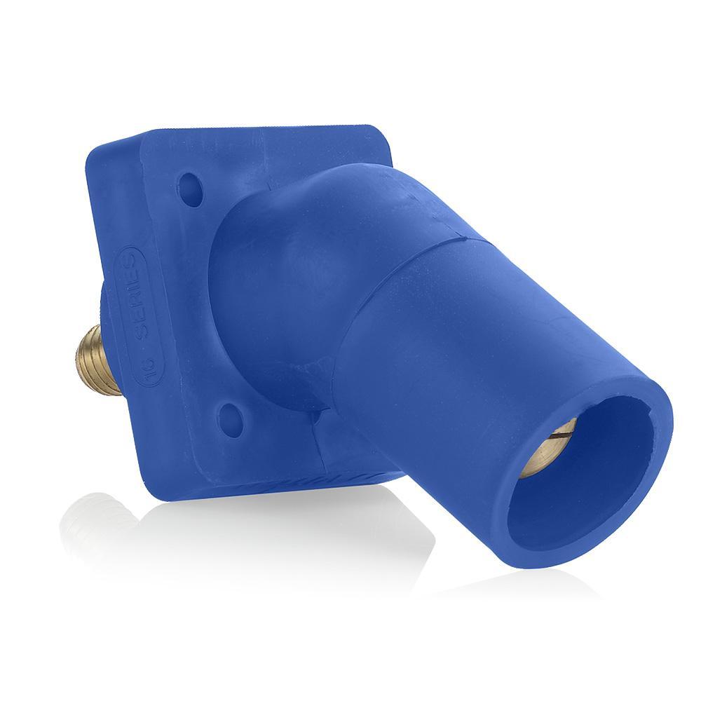 Rhino-Hide® 16R29-UB 16 Series 45 deg Cam Type Female Single Pole Receptacle, 600 V AC/DC, 400 A, 2 to 4/0 AWG Wire, Threaded/Stud Connection, NEMA 3R NEMA Rating