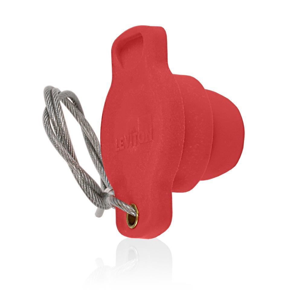 Leviton® 18P21-UR Single Pole Connector Caps & Covers
