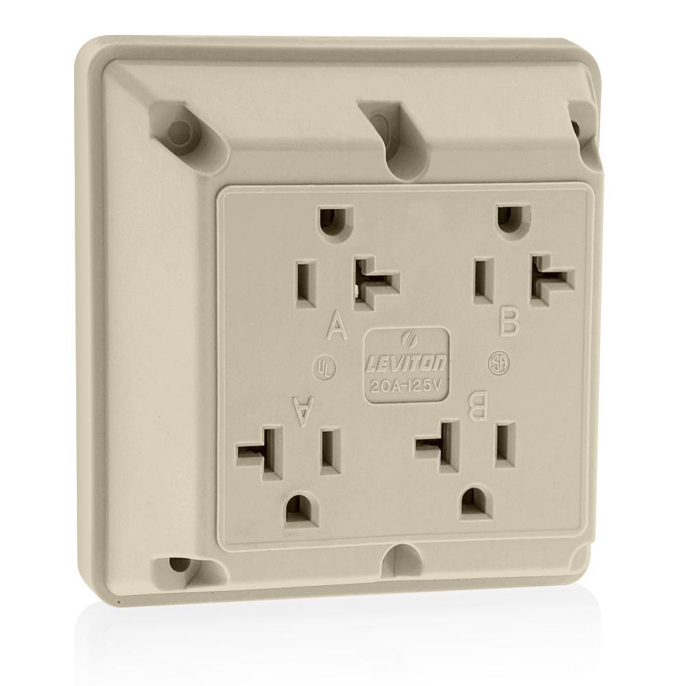 Leviton® 21254-I Straight Blade Receptacles