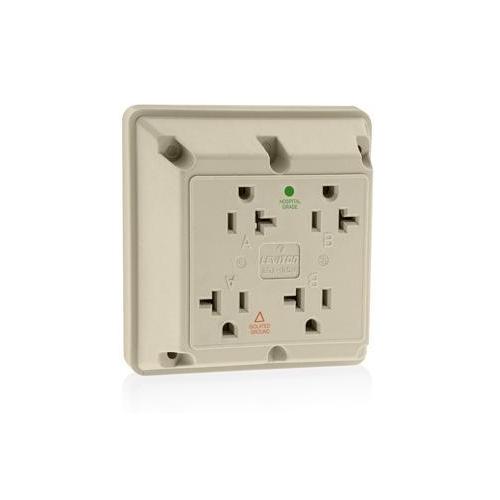 Leviton® 21254-IGI Straight Blade Receptacles