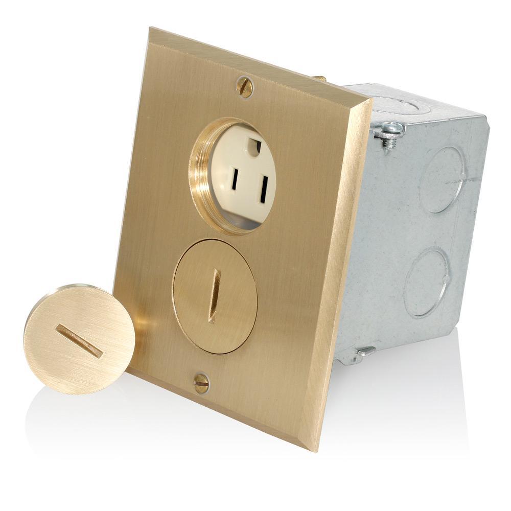 Leviton® 25249-FBA Straight Blade Receptacles