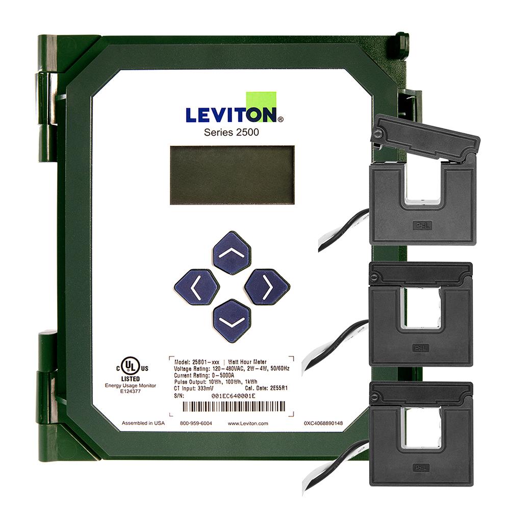 Leviton® 25B01-S04 Monitoring Meter Assemblies