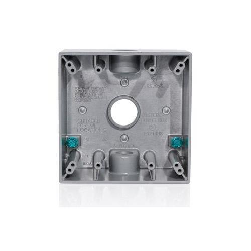 Leviton® 2GM73-GY Weatherproof Device/Outlet Boxes