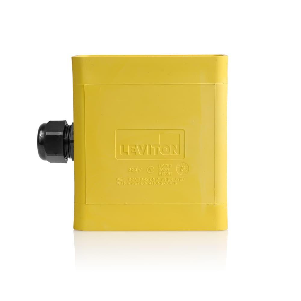 Leviton® 3099-1Y Power Outlet Boxes