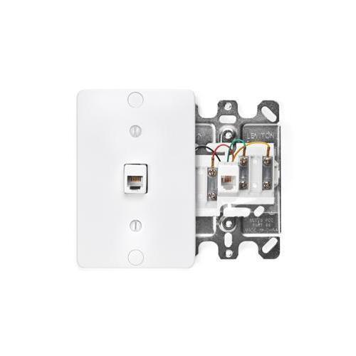 Leviton® 40257-W Phone Wallplates