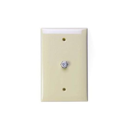 Leviton® 40539-MI Coax/F-Connector Wallplates