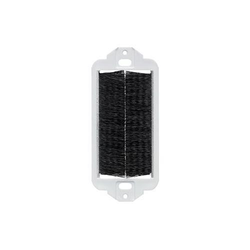 Leviton® Decora® 41075-DBE Brush Pass-Through Insert, 1 Gang, Black