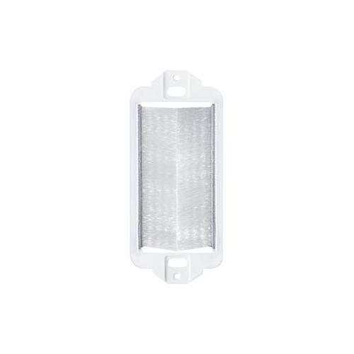 Leviton® Decora® 41075-DBW Brush Pass-Through Insert, 1 Gang, White