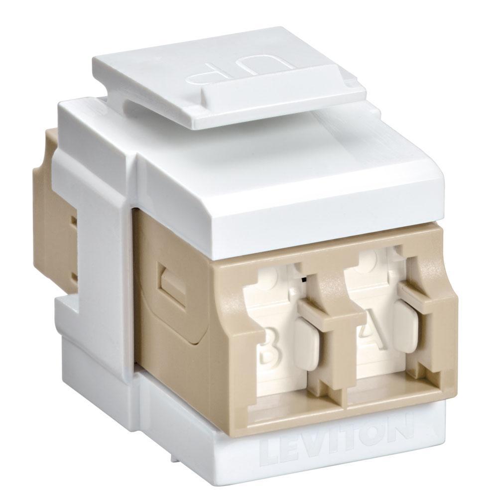 Leviton® 41086-MLW Fiber Optic Adapters