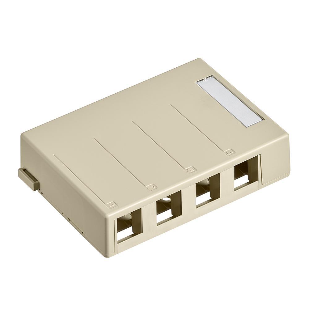 Leviton® 41089-4IP Surface Outlet Box