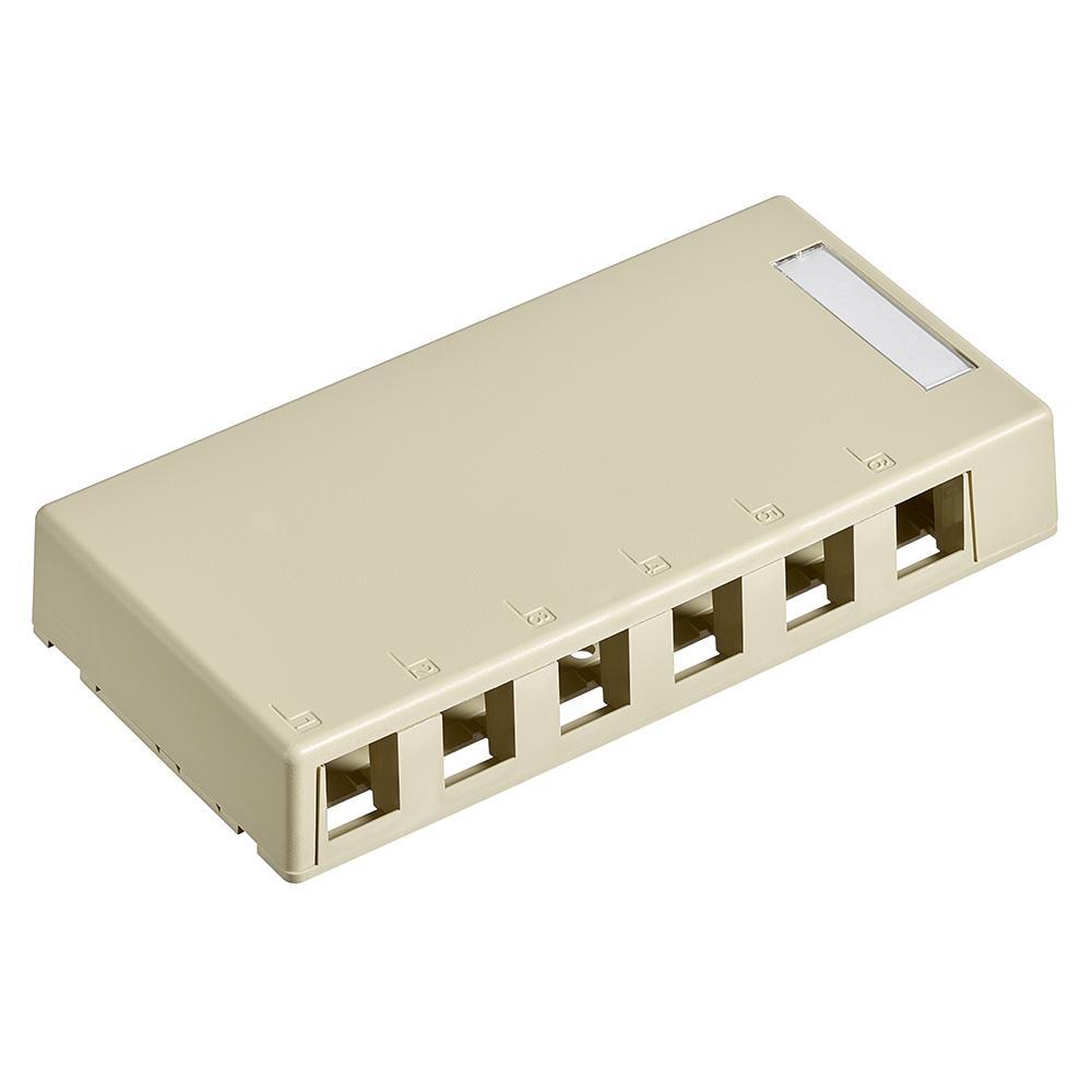 Leviton® 41089-6IP Surface Outlet Box