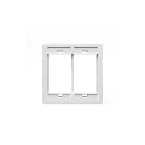 Leviton® 41290-DMW Multimedia Outlet System Wallplates