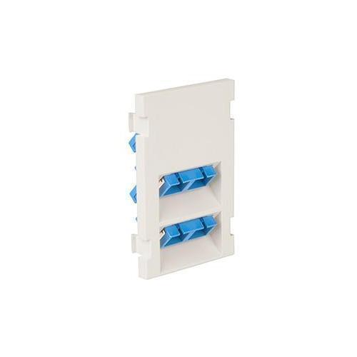 Leviton® 41293-4CW Faceplate Modular Adapter Inserts