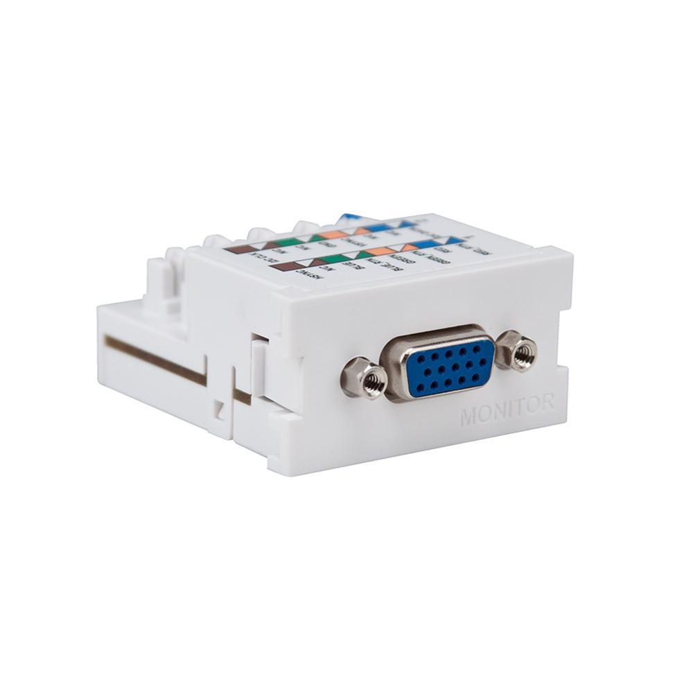 Leviton® 41295-VMW A/V VGA Jacks & Insert Modules