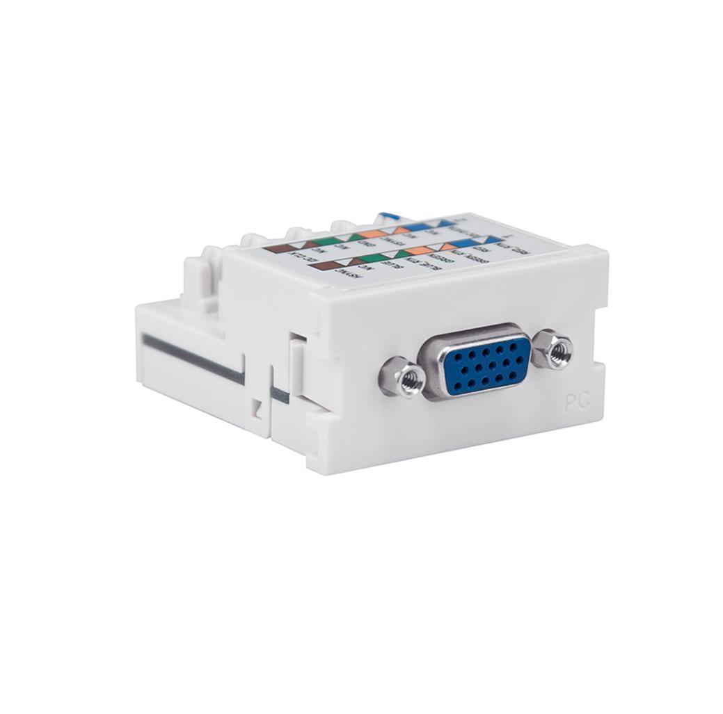Leviton® 41295-VPW A/V VGA Jacks & Insert Modules