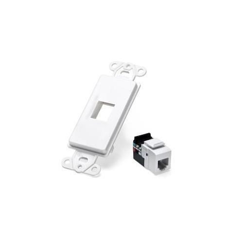 Leviton® 41638-W Audio/Video Wallplate Adapters/Inserts