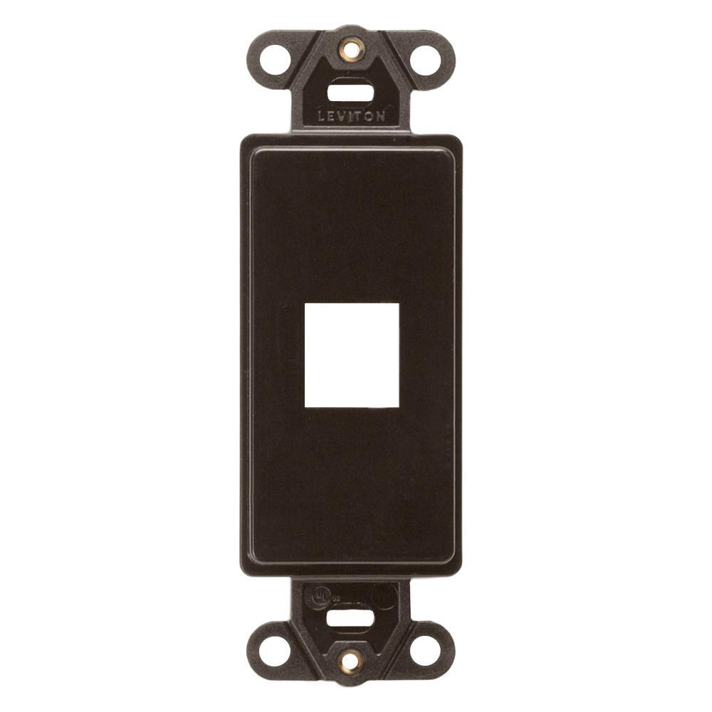 Leviton® 41641-B Audio/Video Wallplate Adapters/Inserts