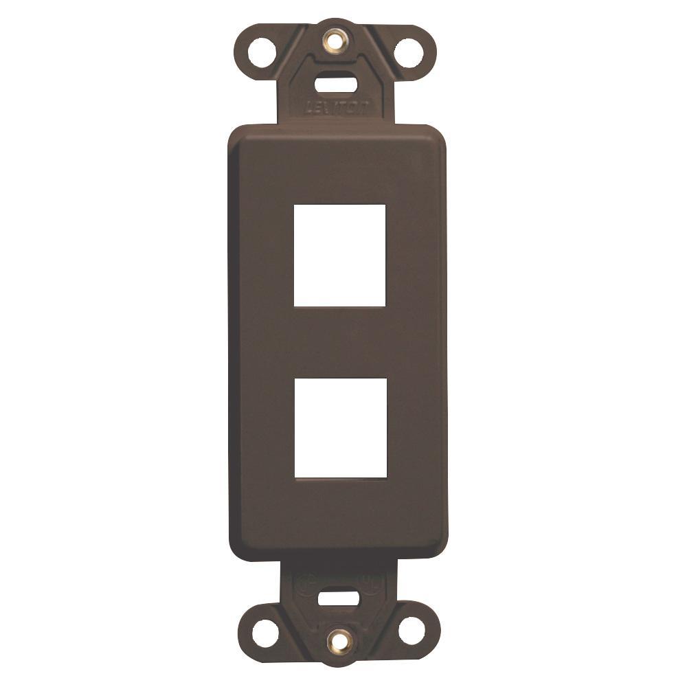 Leviton® 41642-B Audio/Video Wallplate Adapters/Inserts