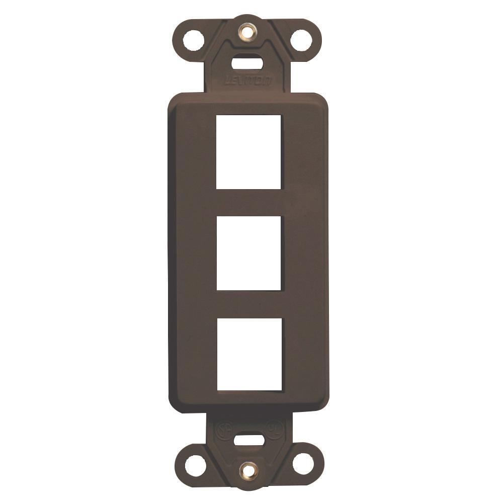 Leviton® 41643-B Audio/Video Wallplate Adapters/Inserts