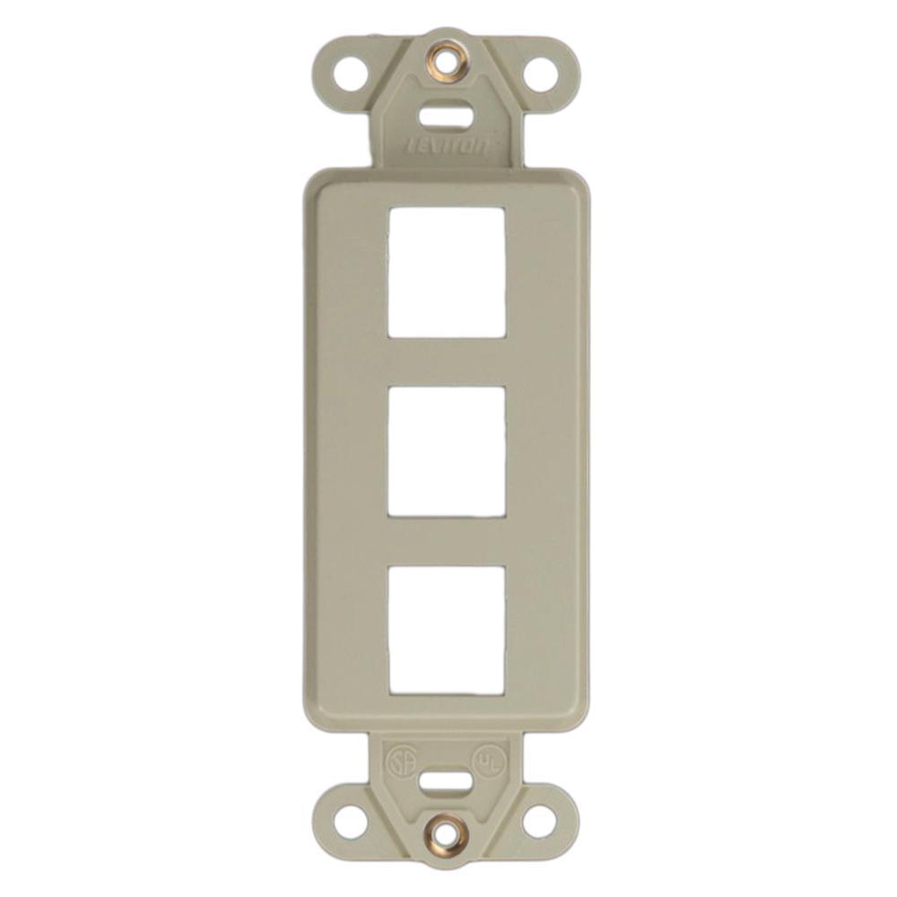 Leviton® 41643-T Audio/Video Wallplate Adapters/Inserts