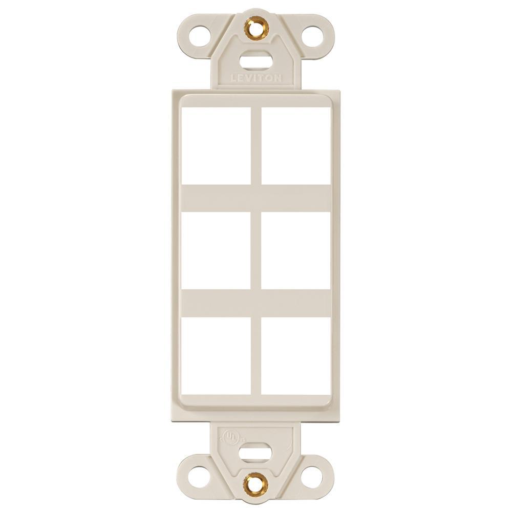 Leviton® 41646-T Audio/Video Wallplate Adapters/Inserts