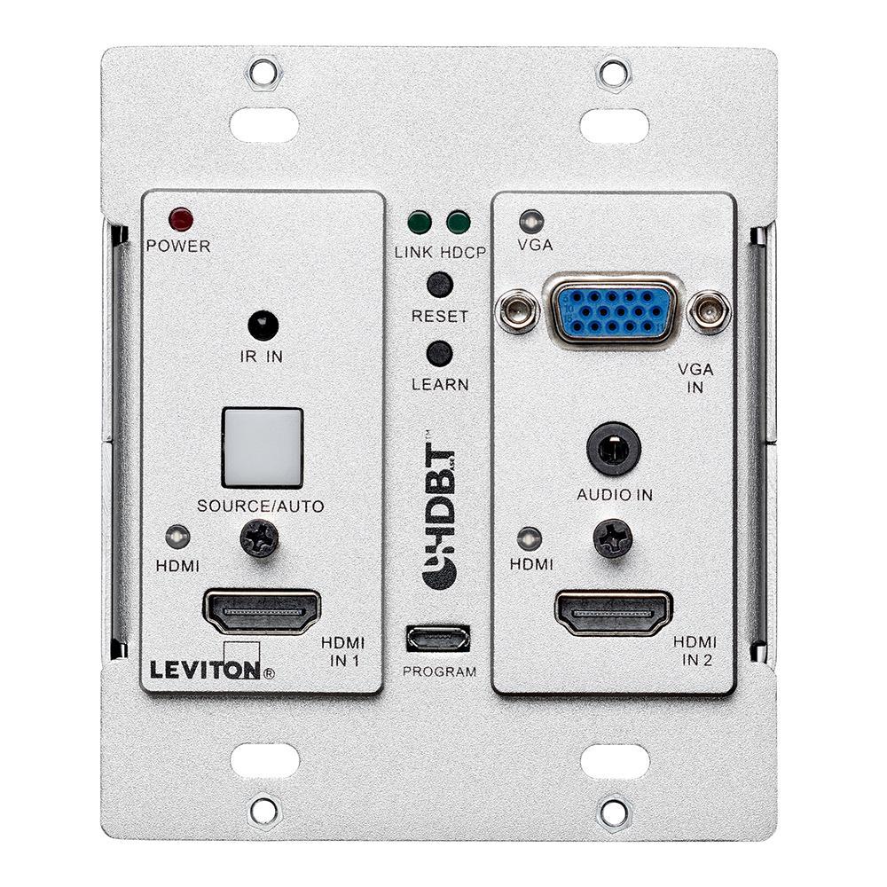 Leviton® 41920-HRC Multimedia Outlet System Wallplates