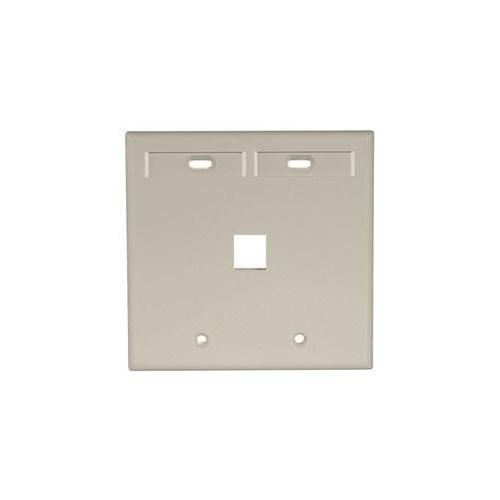 Leviton® 42080-1IP Multimedia Outlet System Wallplates